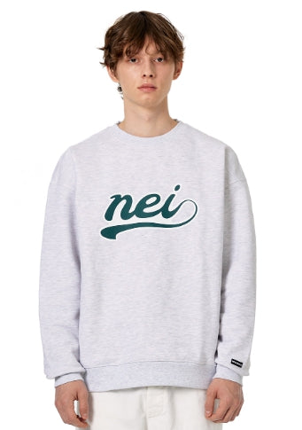 ネイキドニス(NEIKIDNIS) NEI LOGO SWEAT SHIRTS / LIGHT MELANGE