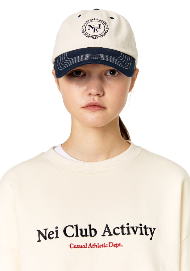 ネイキドニス(NEIKIDNIS) CLUB LOGO BALL CAP / ECRU