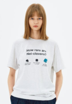 ネイキドニス(NEIKIDNIS) RARE CLOVER TEE / LIGHT MELANGE
