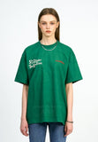 アクメドラビ(acme' de la vie) VINTAGE SLOGAN SHORT SLEEVE T-SHIRT GREEN