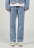アクメドラビ(acme' de la vie) A LOGO MONOGRAM PATTERN DENIM PANTS BLUE