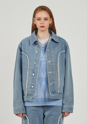 アクメドラビ(acme' de la vie) WESTERN DENIM JACKET BLUE