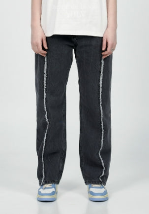 アクメドラビ(acme' de la vie)  WESTERN DENIM PANTS BLACK