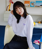 デイライフ(Daylife)  Signature Logo Long Sleeve (White)
