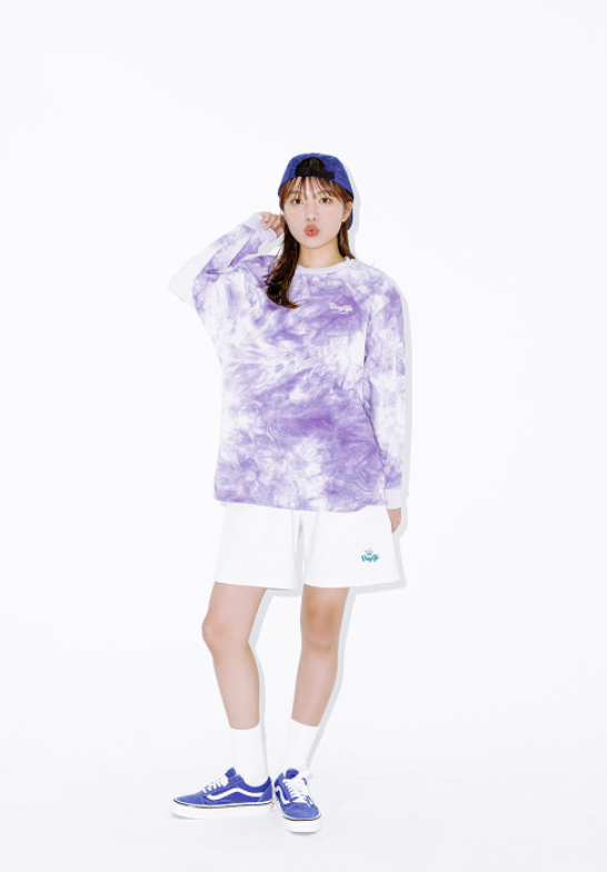 デイライフ(Daylife)  Signature Logo Long Sleeve (Purple)