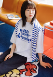 デイライフ(Daylife) Dream Half Sweat T-shirt (Light Gray)