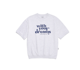 デイライフ(Daylife) Dream Half Sweat T-shirt (Light Gray)