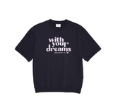 デイライフ(Daylife) Dream Half Sweatshirt (Navy)