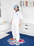 デイライフ(Daylife) Bunny Half T-shirt (White)
