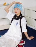 デイライフ(Daylife) Bunny Half T-shirt (White)