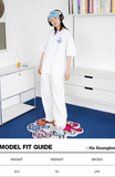 デイライフ(Daylife) Bunny Half T-shirt (White)