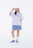 デイライフ(Daylife) Bunny Half T-shirt (Light Blue)