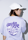 デイライフ(Daylife) Bunny Half T-shirt (Light Blue)