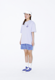 デイライフ(Daylife) Bunny Half T-shirt (Light Blue)