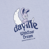 デイライフ(Daylife) Bunny Half T-shirt (Light Blue)