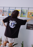 デイライフ(Daylife) Bunny Half T-shirt (Black)