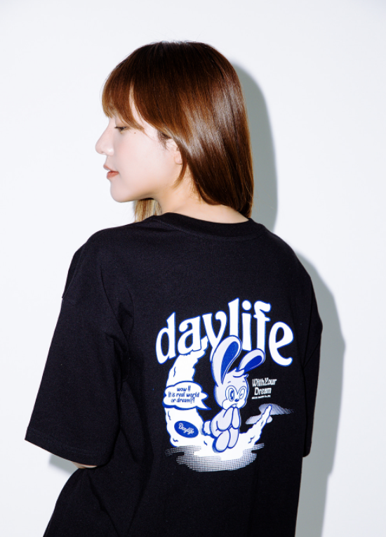 デイライフ(Daylife) Bunny Half T-shirt (Black) – UNDERSTUDY CLUB