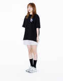 デイライフ(Daylife) Bunny Half T-shirt (Black)