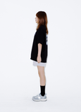 デイライフ(Daylife) Bunny Half T-shirt (Black)