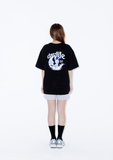デイライフ(Daylife) Bunny Half T-shirt (Black)