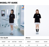 デイライフ(Daylife) Bunny Half T-shirt (Black)