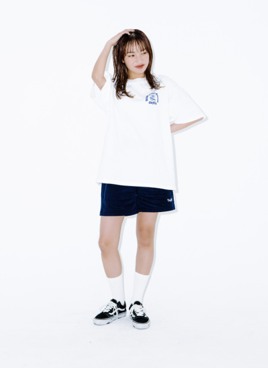 デイライフ(Daylife) Growing Half T-shirt (White)