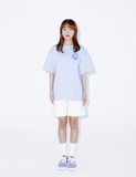 デイライフ(Daylife) Growing Half T-shirt (Light Blue)