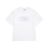 デイライフ(Daylife) Signature Logo Half T-shirt (White)