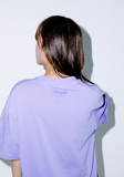 デイライフ(Daylife) Signature Logo Half T-shirt (Purple)