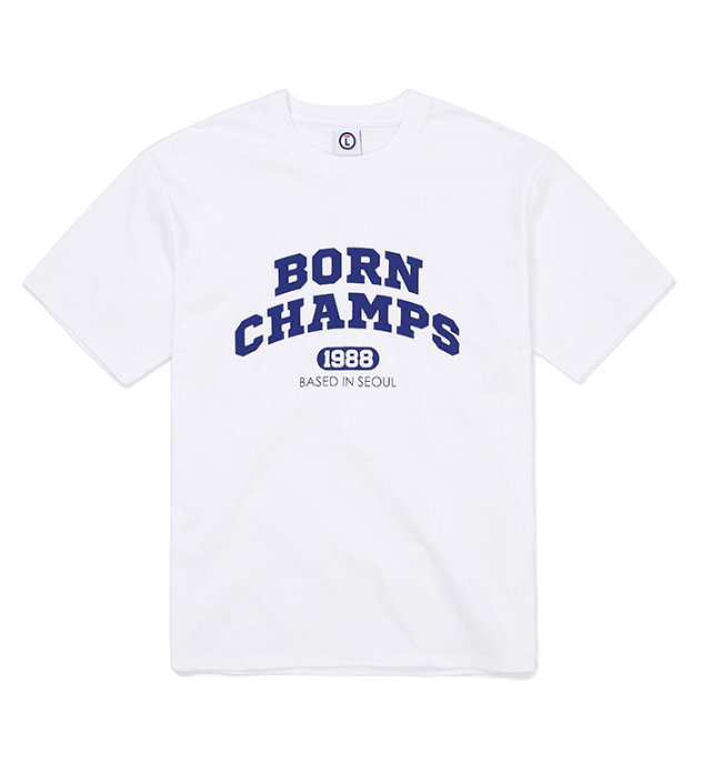 ボーンチャンプス(BORN CHAMPS) BC ARCH LOGO TEE B22ST10WH
