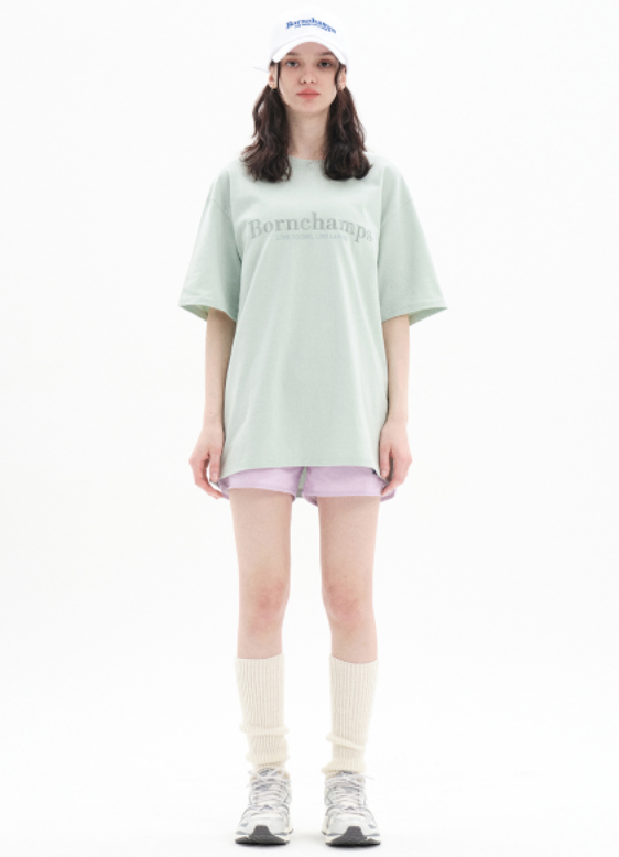 ボーンチャンプス(BORN CHAMPS) SERIF LOGO TEE B22ST13OL