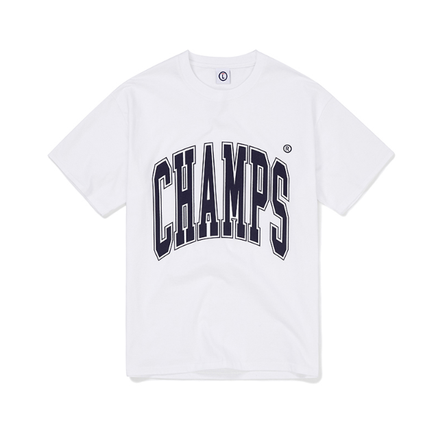 ボーンチャンプス(BORN CHAMPS) CHAMPS BIG LOGO TEE B22ST14WH