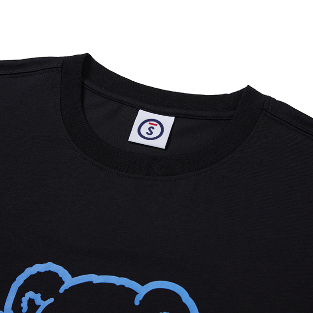 ボーンチャンプス(BORN CHAMPS) BLUE BEAR TEE B21ST19BK