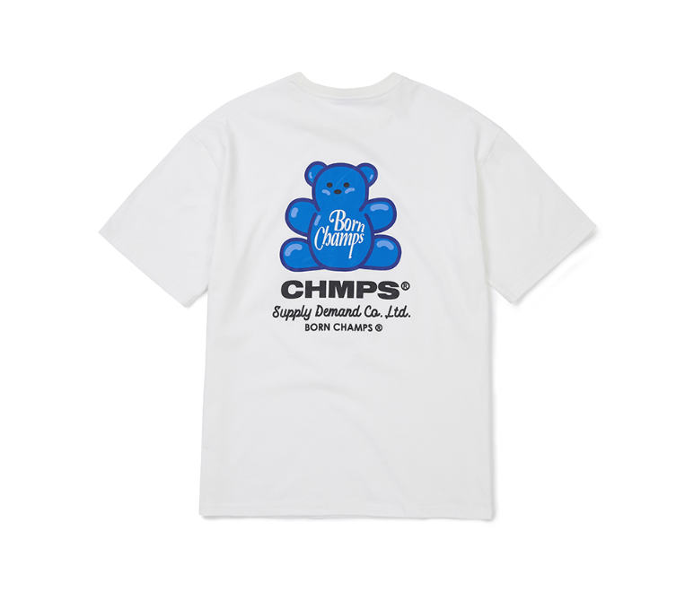 ボーンチャンプス(BORN CHAMPS) JELLY BEAR TEE B21ST09BL