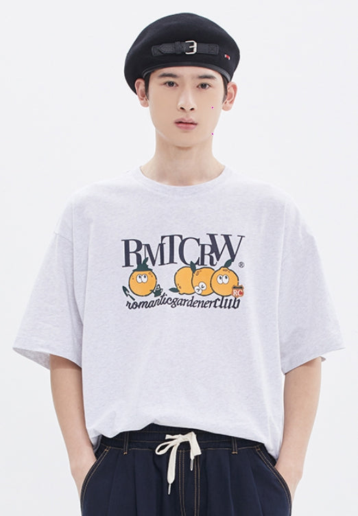 ROMANTIC CROWN(ロマンティック クラウン) LITTLE ORANGE TEE_LIGHT GREY