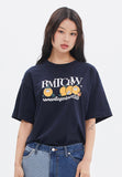 ROMANTIC CROWN(ロマンティック クラウン) LITTLE ORANGE TEE_NAVY