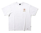 ROMANTIC CROWN(ロマンティック クラウン) ORIENTAL FLOWER TEE_LIGHT GREY