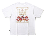 ROMANTIC CROWN(ロマンティック クラウン) ORIENTAL FLOWER TEE_LIGHT GREY