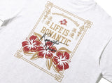 ROMANTIC CROWN(ロマンティック クラウン) ORIENTAL FLOWER TEE_LIGHT GREY