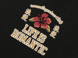 ROMANTIC CROWN(ロマンティック クラウン) ORIENTAL FLOWER TEE_BLACK
