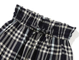 ROMANTIC CROWN(ロマンティック クラウン) WOMANS CROSS CHECK PANTS_NAVY