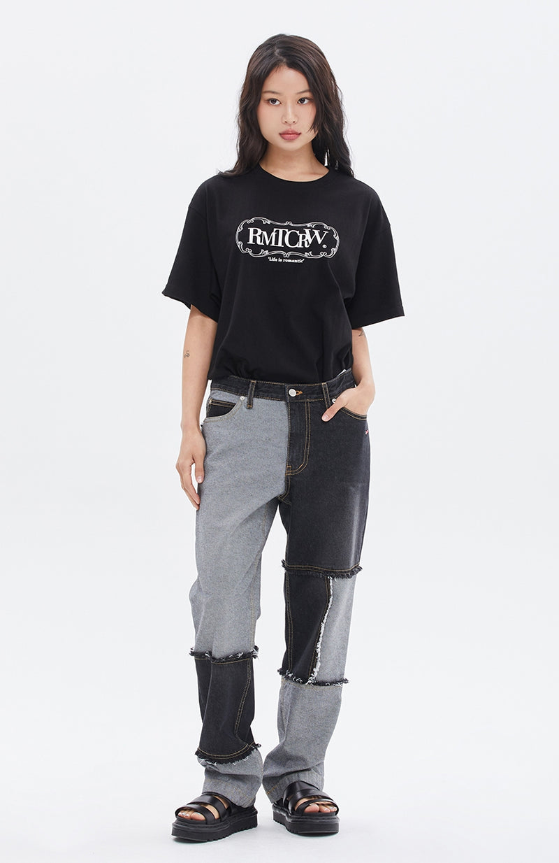 ROMANTIC CROWN RECENT LOGO CAKE TEE_BLACK
