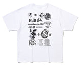 ROMANTIC CROWN(ロマンティック クラウン) MONOCHROME GRAPHIC TEE_WHITE