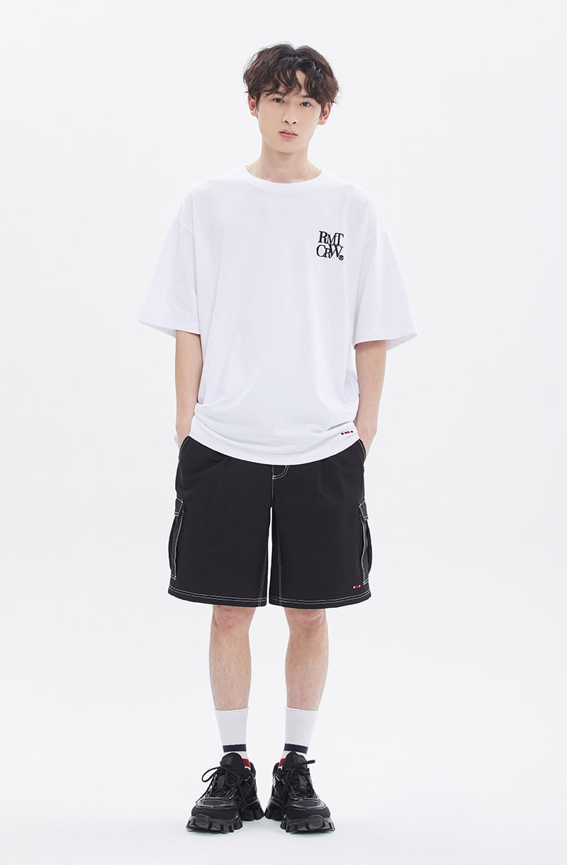 ROMANTIC CROWN(로맨틱 크라운) RECENT LOGO TEE_WHITE