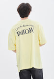 ROMANTIC CROWN(ロマンティック クラウン) RECENT LOGO TEE_LIGHT YELLOW