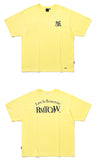 ROMANTIC CROWN(ロマンティック クラウン) RECENT LOGO TEE_LIGHT YELLOW