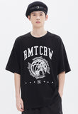 ROMANTIC CROWN(ロマンティック クラウン) GLOBE SELVAS TEE_BLACK