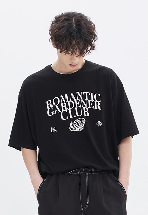 ROMANTIC CROWN(ロマンティック クラウン)  GARDENER CLUB TEE_BLACK
