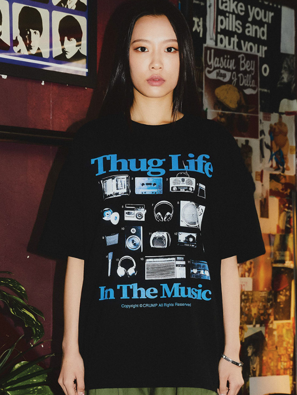 Crump (クランプ) THUG LIFE T-SHIRT (CT0349-1)