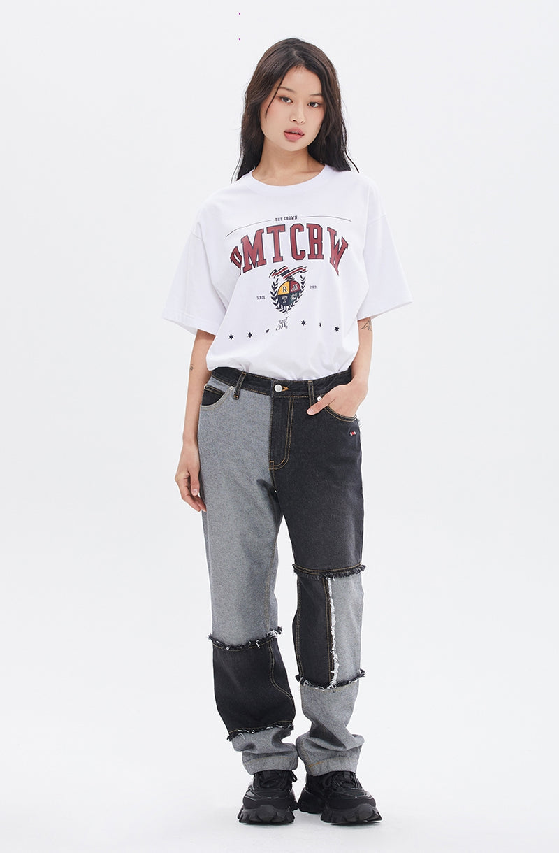 ROMANTIC CROWN(ロマンティック クラウン)  RMTCRW EMBLEM TEE_WHITE